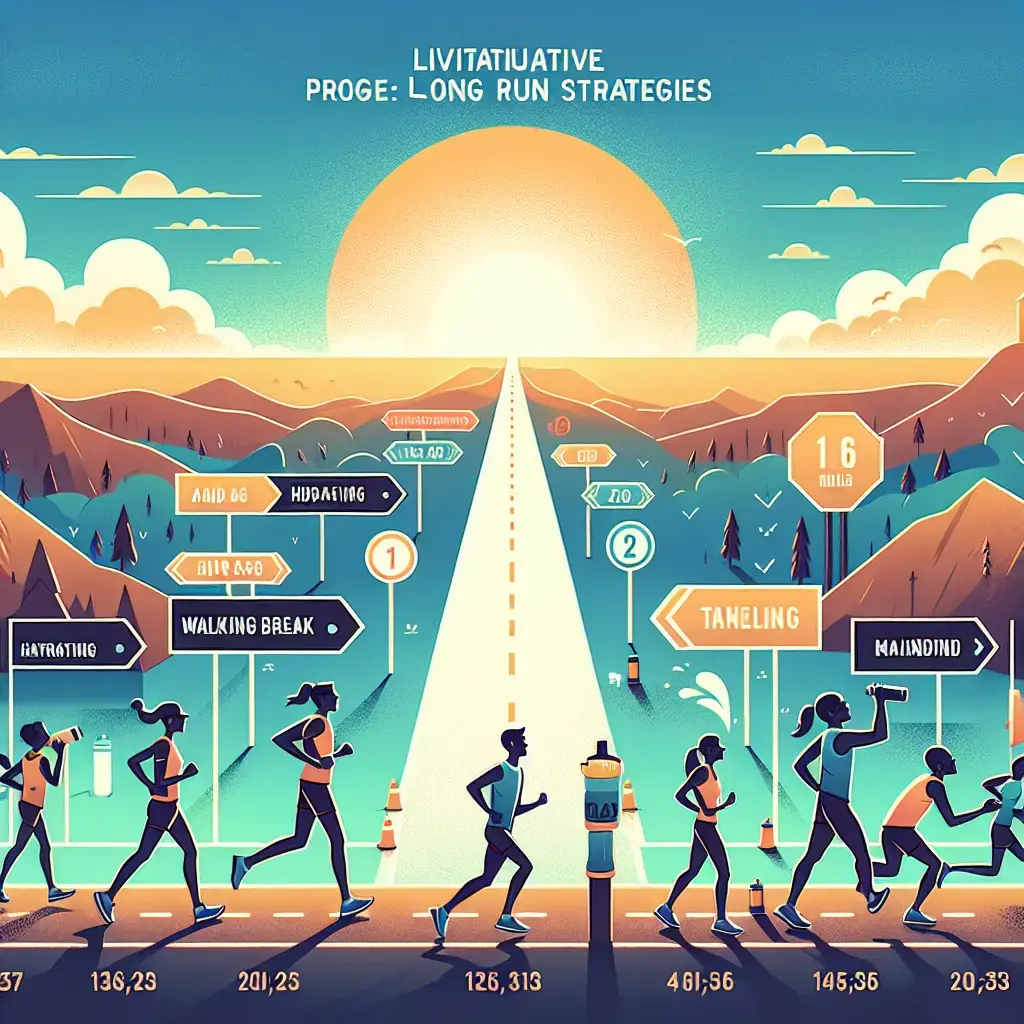 Representation of Progressive Long Run Strategies for Marathon Training